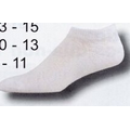 White Heel & Toe Footie Sock w/ Mesh Upper & Arch Support (7-11 Medium)